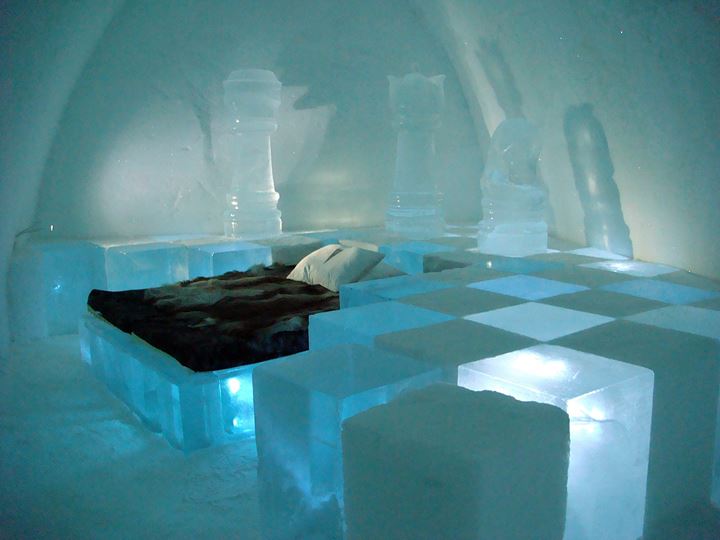 every year, the ice hotel is different.