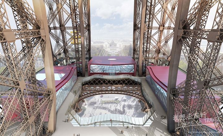 eiffel tower glass floor