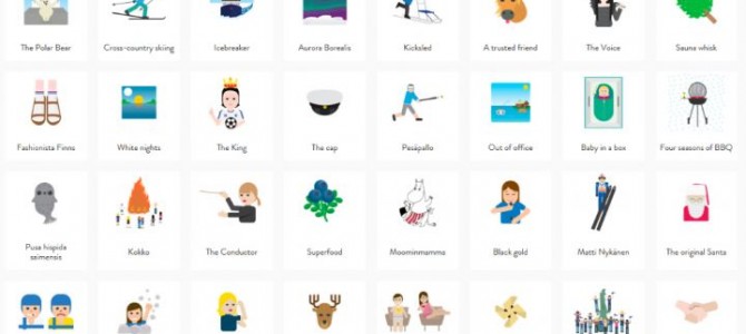 芬蘭自制獨特嘅 Emoji, 超過60個免費下載